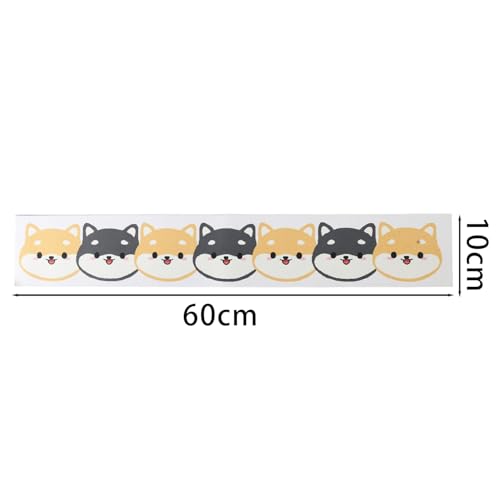 Cute Cartoon Fruits Animals Pattern Sink Faucet Absorbing Mat Cute Splash Guard Behind Faucet Draining Mat for Bathroom Kitchen (Style4, 60x10cm) - color: Style4