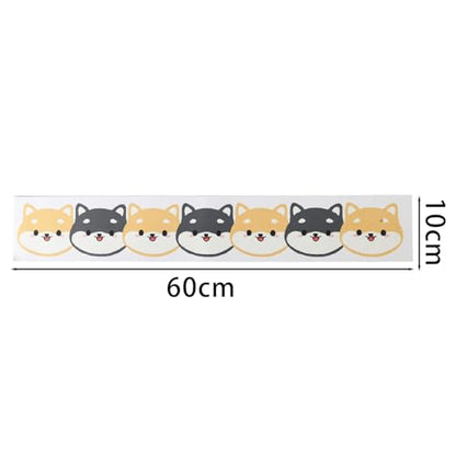 Cute Cartoon Fruits Animals Pattern Sink Faucet Absorbing Mat Cute Splash Guard Behind Faucet Draining Mat for Bathroom Kitchen (Style4, 60x10cm) - color: Style4