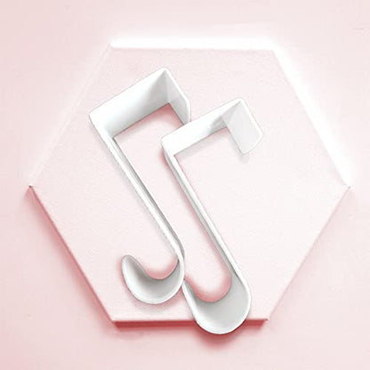 1st Choice Over The Door Hooks 4 Pcs, Z-Shaped Door Hanger Hook Reversible Sturdy Over Door Hooks Fits The 1 3/8” and 1 3/4” Door Widths, Plastic Door Hook Hanger, Towels,White