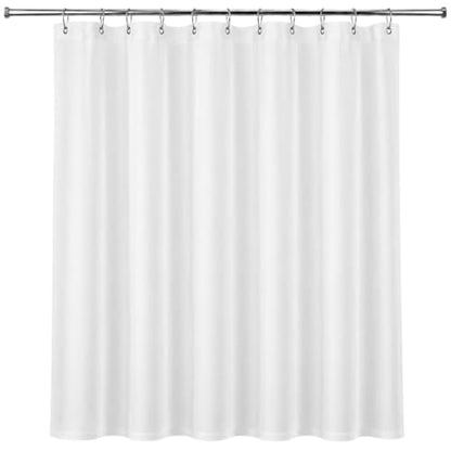 Dependable Industries inc. Essentials Premium 6 Guage PEVA Shower Curtain Liner - PVC Free Magnetized Bottom Odorless with Rustproof Grommets (Frosted Clear) - color: Frosted Clear