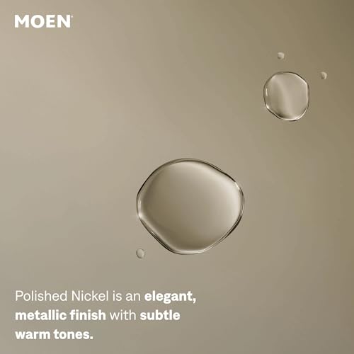 Moen Belfield Polished Nickel Two-Handle Widespread Bathroom Faucet Trim Kit, Valve Included, TV6405NL - color: Polished Nickel