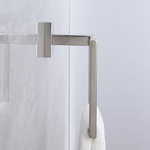 Towel Ring Hand Towel Holder for Bathroom Hand Towel Racks Wall Mount Simple Square Towel Hanger Heavy Duty SUS 304 Stainless Steel, Polished Finish - color: Polished