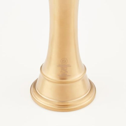 Signature Hardware 948585 Beasley 1.2 GPM Widespread Bathroom Faucet with Pop-Up Drain Assembly - Aged Brass | Includes - Pop-Up Drain Assembly - Aged Brass - color: Aged Brass