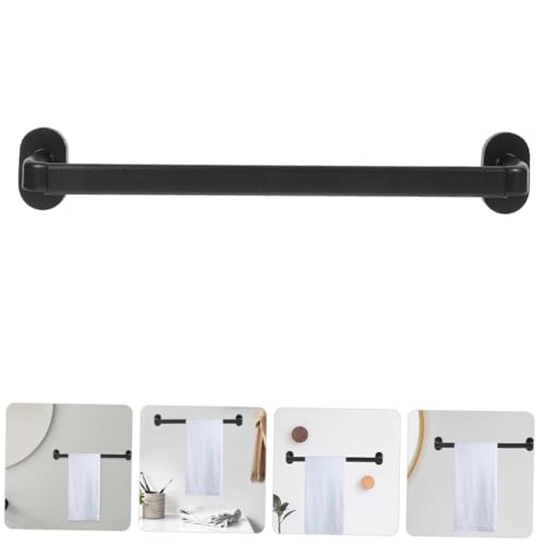 PRETYZOOM 1 Sets Heavy Duty No Drill Bath Towel Rack Adhesive Wall Mounted Grab Bar Storage for Bathroom and Kitchen Organization