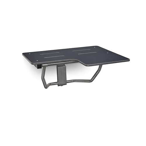 Seachrome 26" x 22.5” Black Reversible Folding Transfer Tub/Shower Seat, ADA Compliant - color: Matte Black, size: 26 x 22.5