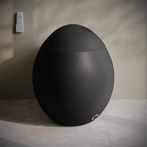 Swiss Madison Plaisir Smart One-Piece 1.28 GPF Single Flush Toilet in Matte Black - color: Black