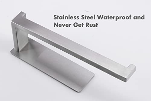 Hand Towel Holder, Strong Self Adhesive Hand Towel Ring, Thicken SUS304 Stainless Steel Hand Towel Bar/Rack, No Drilling Modern Hand Towel Hanger (Brushed Nickel, 9 in) - color: Brushed Nickel, size: 1 Pack 9 In