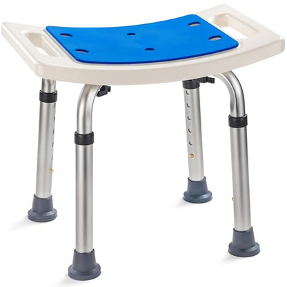 Dr Kays Shower Chair for Inside Shower Bench for Bathtub 350lb Support | Premium Aluminium, Heavy-Duty Bathroom Chair for Inside Bathtub, Bath Bench, Bath Seat for Washroom
