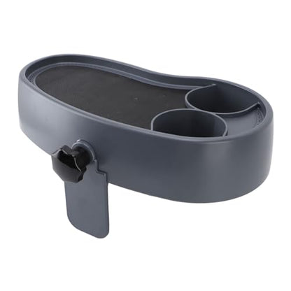 Aramox Hot Tub Side Table, Plastic Adjustable Hot Tub Tray with Drink Holders and Scum Absorber, 15.7x7.9x6.9in for Bathtub Pool Spa Users, Holds Cups Snacks Books