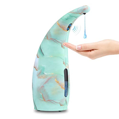 Green Automatic Soap Dispenser, 300ml Touchless, IP65 Waterproof, Auto Sensor for Kitchen & Bathroom - color: Green