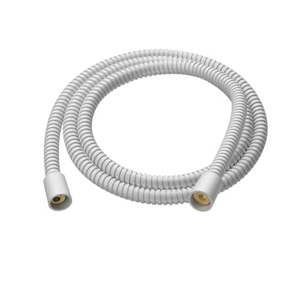 Shower Hose, 79 Inches Extra Long Stainless Steel Handheld Shower Head Hose Replacement with Brass Insert and Nut, Flexible Hose Extension for Hand Held Shower Head - color: White