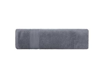 Milara Plush Turkish Cotton Bath Sheet, Anthracite, 700 GSM, 35x70 in | Oversized 35x70in | 700 GSM Turkish Combed Cotton | Air-Spun Construction for a Plush Feel | OEKO-TEX® Standard 100 Certified - color: Anthracite (Dark Gray), size: Bath Sheet (1 Pcs)