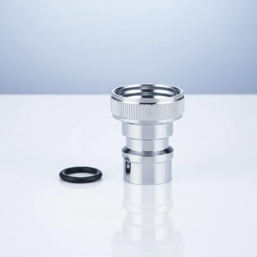 Universal Faucet Adapter Kit with Snap-On Design | 15/16”-27 Male to 55/64”-27 Female Thread Converter for Portable Dishwasher/Sink Hose/Aerator