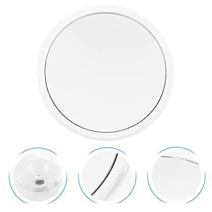 GALPADA Round Magnifying Mirror Lighted Makeup Mirror Suction Cup Vanity for Bathroom