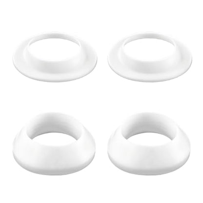 Drainage Seal,Universal Basin Drain Gasket Replacement Parts,Thickened Silicone Sealing Ring for Bathroom Sink Drain Stopper，Includes Top and Bottom Washers Seals (White-2 Sets) - color: White-2 Sets