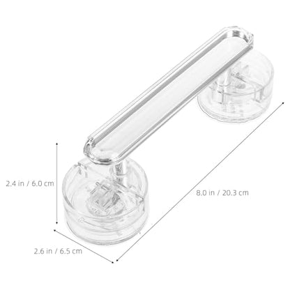 ARTIBETTER Bathroom Grab Bar Handle 8 Inch Suction Cup Non-Skid Shower Support Rail for Bathtub Safety and Mobility Aid