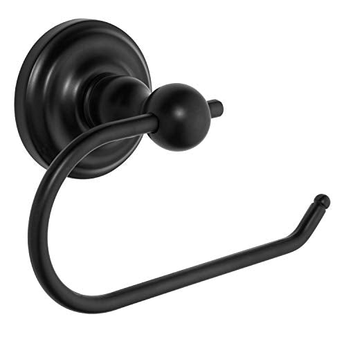 Royal Series Black Euro Toilet/Tissue Paper Holder: MBA5526 - color: Black, style: Euro Paper Holder