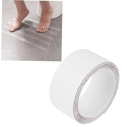 3Rolls Transparent Peva Bathtub Stickers Slip Tub Decals Self Adhesive Slip Prevention for Bathroom Floors Easy to Use Smooth Surfaces