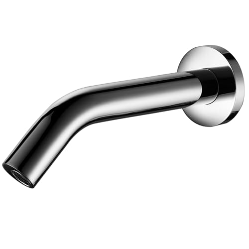 Lead-Free NSF&CEC Touchless Spout Sensor Concealed wall-Mount Faucet .1.1GPM Easy Installation Movable Control Box Chrome Smart Choice for Shopping Mall. Restrant .School Public Place - color: Chrome