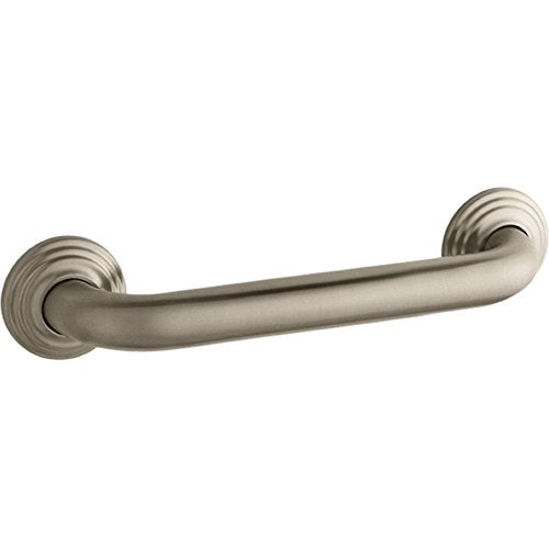 KOHLER K-10540-BV Traditional 12-Inch Grab Bar, Vibrant Brushed Bronze - color: Vibrant Brushed Bronze