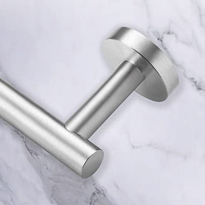 Cilee 2 Pieces Brushed Nickel Bathroom Towel Bar, 16 Inch Towel Holder | Double Towel Racks, Bathroom Towel Holder, Towel Hanger for Bathroom Stainless Steel Wall Mount - color: Brushed Nickel, size: 16inch