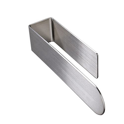 szhdxsy Towel Holder SUS 304 Stainless Steel Brushed Hand Towel Rod, Self Adhesive Towel Holder Towel Rod Towel Rack for Bathroom- Silver - color: Silver, size: 8.6