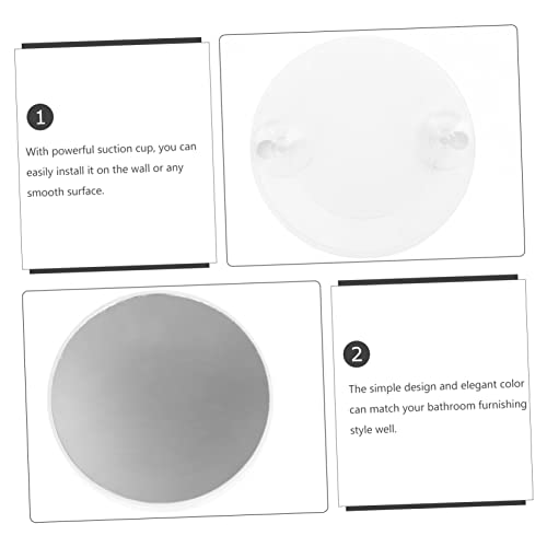 2pcs Magnifying Makeup Mirror Suction Cup Lighted Magnify Mirror for Bathroom