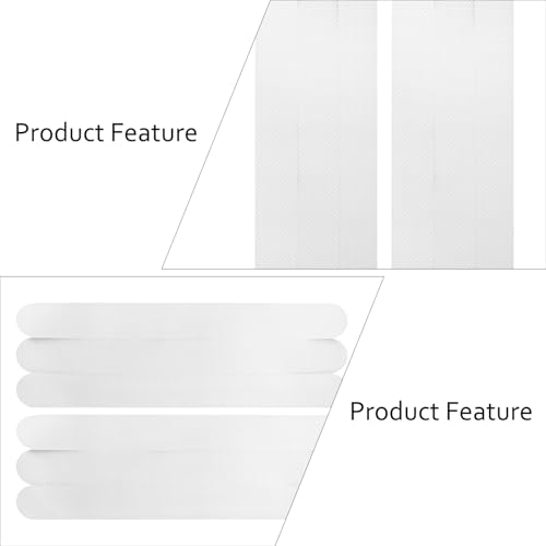 SOLUSTRE 12pcs Non Slip Tape Shower Decor Grip Tape for Bathroom Shower Mats Bath Safety Strips Adhesive Bath Treads Bathtub Stickers - size: 12 pcs