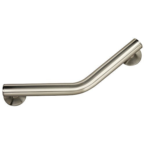 Delta 5700 Series (1-Pack) 16' Shower Grab Bar Seniors ADA Compliant Satin Nickel 450 lb Capacity Bathroom Safety Angled Handle for Shower, Bathtub | Wall Mounted Balance Assist, Grip DAS5316-SN