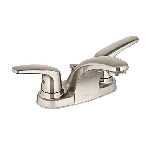 American Standard 7075200.295 Colony Pro Two-Handle Centerset Bathroom Faucet, 1.2 GPM, Satin Nickel - color: Brushed Nickel
