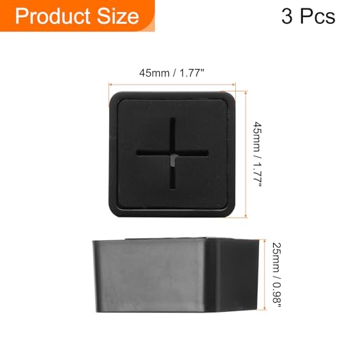 HARFINGTON 3pcs Self Adhesive Hooks Waterproof ABS Silicone Shower Robe Towel Wall Hooks Adhesive Push Dish Towel Hooks Without Drill for Bathroom Kitchen Washroom Home, Black - color: Black