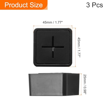 HARFINGTON 3pcs Self Adhesive Hooks Waterproof ABS Silicone Shower Robe Towel Wall Hooks Adhesive Push Dish Towel Hooks Without Drill for Bathroom Kitchen Washroom Home, Black - color: Black
