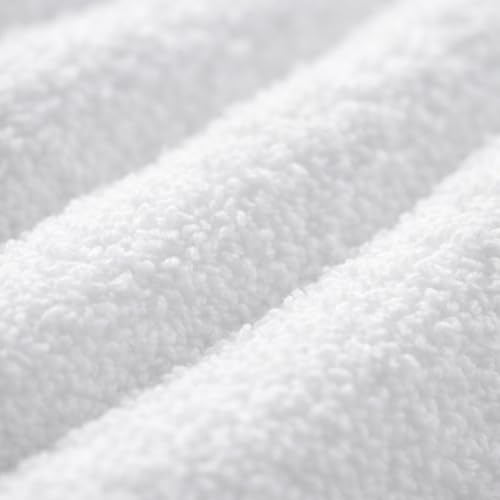 Washcloth Bundle, 18-Pack Soft White Wash Cloths for Everyday Household Use, Lightweight Absorbent Cloths for Indoor Cleaning, Bath, and General Home Tasks