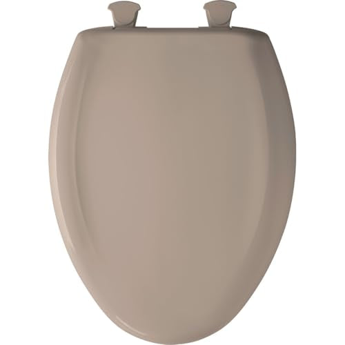 Church Seat 1200SLOWT 211 Slow Close STA-TITE Elongated Closed Front Toilet Seat in Yellow