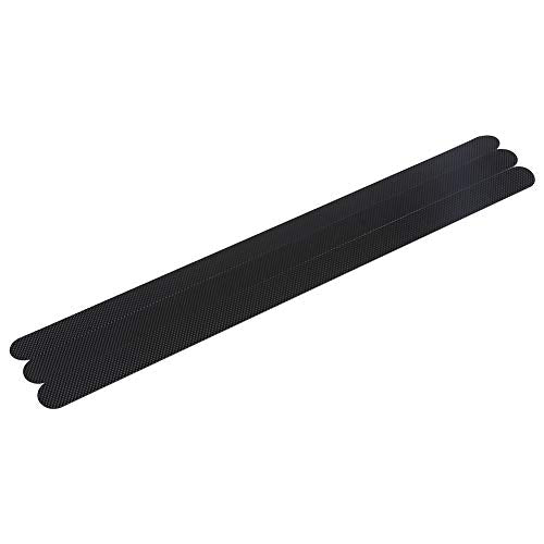 Anti-Skid Tape, 38x2cm Bathroom Anti Slip Tape Safety No Skid Strip Adhesive Sticker for Bathtub Ceramic Floor Bathrooms, Stairs, Decking(Black) - color: Black