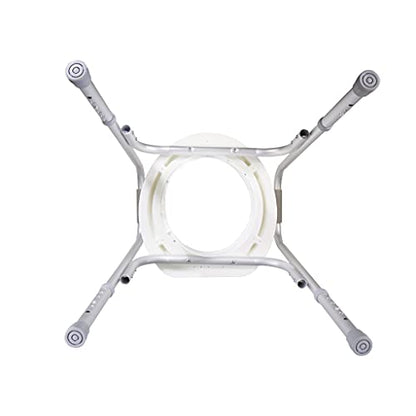PCP Raised Toilet Seat and Safety Frame, Pre-Assembled Tool Free, Secure Adjustable Height, Made in USA, Regular - size: Regular