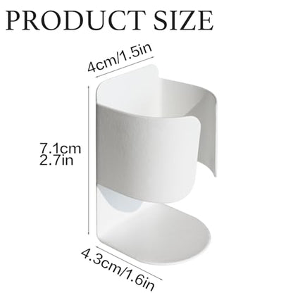 Electric Toothbrush Holder Wall Mount, 304 Stainless Steel Self-Adhesive Bathroom Organizer for Electric Toothbrush, Toothpaste & Face Wash-Space Saving, Waterproof, Holds Up to 10lbs (White 2 Pack) - color: White 2 Pack