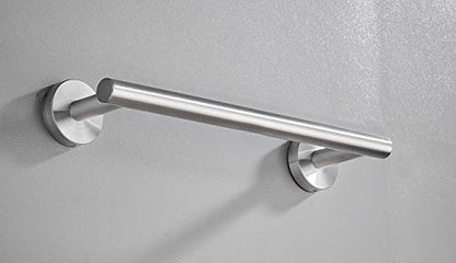 Towel Bar, 12-Inch Hand Towel Holder, Bathroom Accessories SUS304 Stainless Steel Towel Rack, Bath Hardware Brushed Nickel, Wall Mounted - color: Brushed Nickel, size: 12-Inch