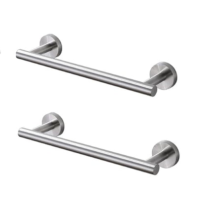 SEIDO Anti-Dropping Towel Bar with 9.6" Hanging Length, Stainless Steel Towel Bar for Bathroom Wall, Double Locking Design Hand Towel Holder, Brushed Nickel, 12 Inch, 2pc - color: Brushed Nickel, size: 12 Inch (2 Pack)
