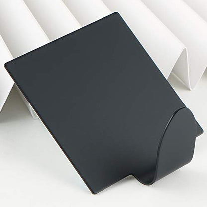Alise 10 Pcs Self Adhesive Coat Hook Single Towel Clothes Hooks,Black | Key Hooks Utility Hooks for bathroom kitchen Wardrobe Window Glass Door Garage