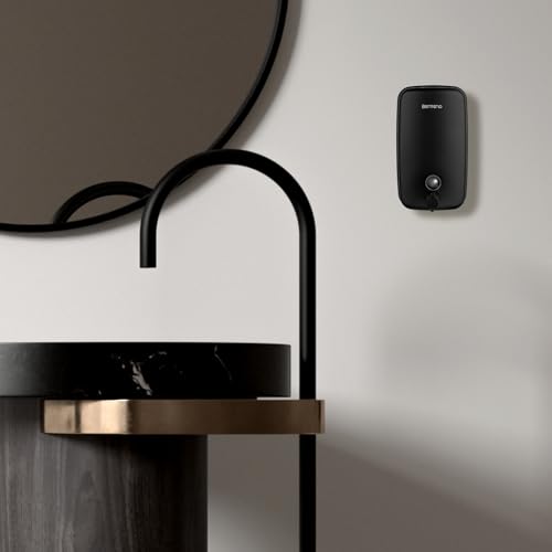 Commercial Soap Dispenser Wall Mount Stainless Steel Soap Dispensers Liquid Manual Anti-Leak Pump Hand Soap Dispenser for Bathroom Kitchen Black (35 fl.oz./1000ml) - color: Black, size: 1000ml