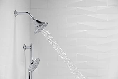 KOHLER 22169-G-BV Forte Multifunction Showerhead, Wall-Mount, 3 Spray Settings, 1.75 GPM, Vibrant Brushed Bronze - color: Brushed Bronze, size: 1.75 GPM