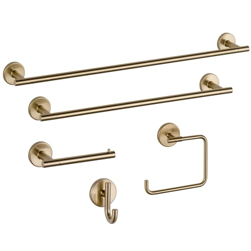 Delta Hand Towel Holder | 12 Inch Champagne Bronze Towel Bar for Bathroom, Kitchen | Trinsic Accessories