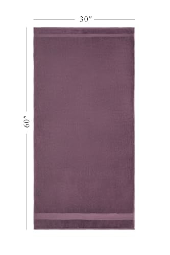 Ozdilek 6-Piece Bath Towel Set, 2 Bath, 2 Hand, 100% Cotton Turkish Towels, 2 Bath Towels (30x60/550 GSM), 2 Hand Towels (16x30/575 GSM), 2 Washcloths (13x13/600 GSM) (Orchid Purple) - color: Orchid