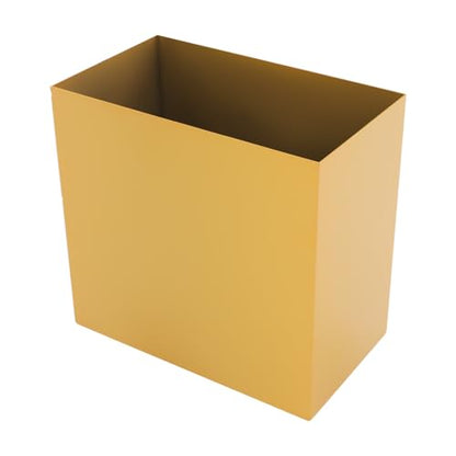 in-Wall Trash Bin Cabinet, Stainless Steel - color: Gold
