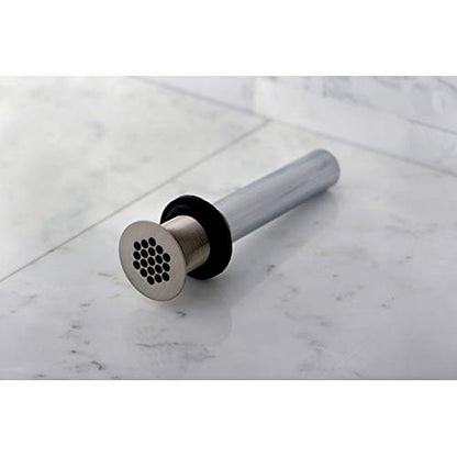 Kingston Brass KB4007 Fauceture Grid Drain without Overflow, Brushed Brass, 8.25 x 2.25 x 2.25