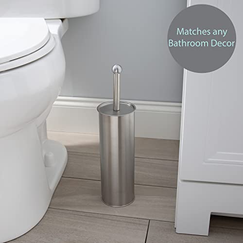 Bath Bliss Stainless Steel Toilet Brush Holder - size: 1 Pack