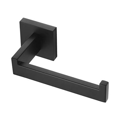 KOKOSIRI Black Toilet Paper Holders Bathroom Toilet Paper Roll Holder SUS304 Stainless Steel Contemporary Wall Mounted, Matte Black, B2003BK - color: Matte Black, size: Without Shelf(1 Pack)