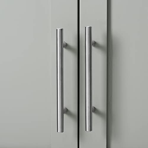 Crosley Furniture Savannah Wall Mounted Bathroom Storage Medicine Cabinet with Shelves, Gray - color: Grey, style: Wall Cabinet