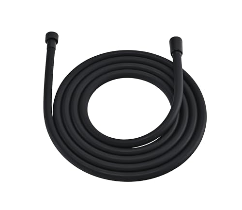 10ft Silicone Rv Shower Head Hose Extra Long Black | 119 Inches Explosion Proof Anti Winding Showerhead Hose, Used In Showerhead Spray Bidet Flexible Shower Hose Replacement - color: Black, size: 119 In